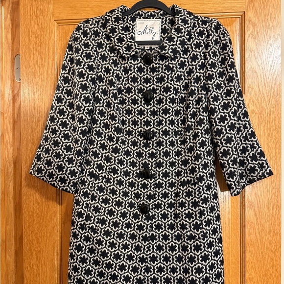 Milly Wool Blend Coat - Picture 4 of 16